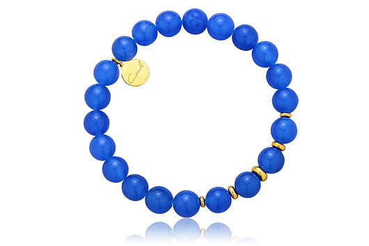 BRANSOLETKA Z JADEITÓW ROYAL blue Coccola JEWELLERY