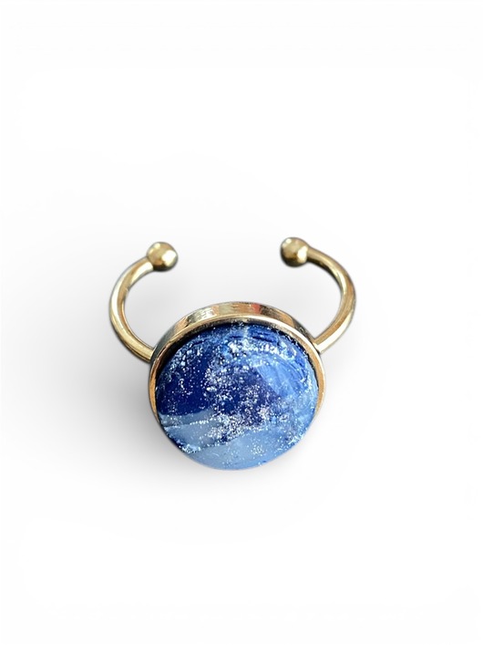 pierścionki - różne Pierścionek regulowany gwieździsta noc