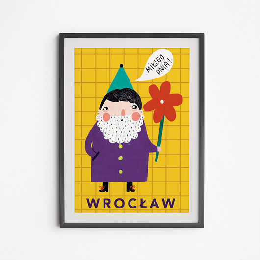plakaty Plakat Wrocław Krasnal Życzliwek