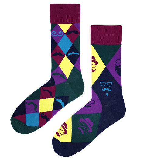 Skarpety wąsy FUNNY SOCKS EsteraShop