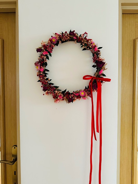 wianki Wianek wiosenny naturalny suszki