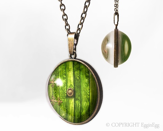 Dwustronny medalion Chatka Hobbita - 0332 EGGinEGG
