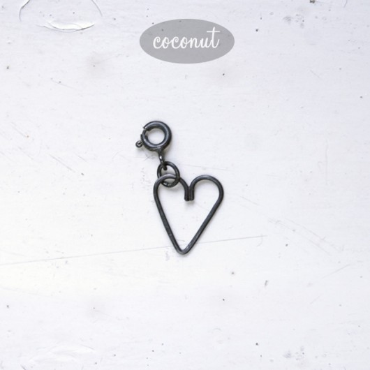 wisiory zawieszka charms serce