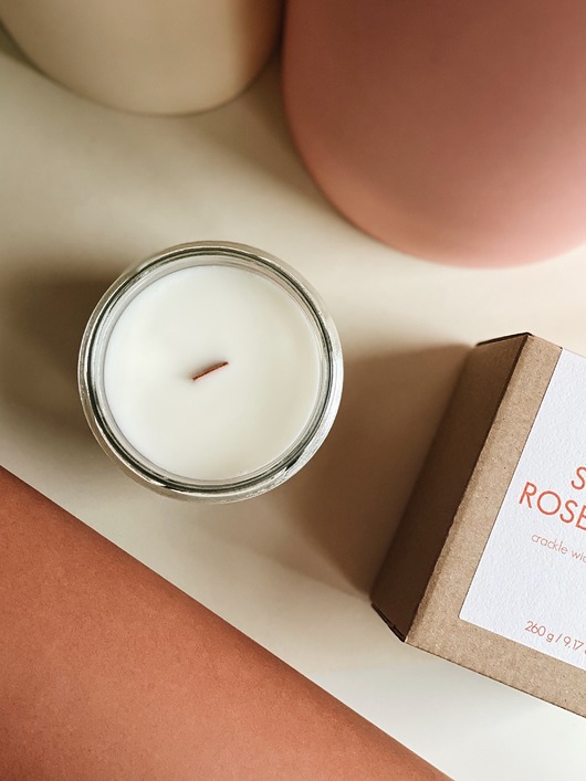 świece zapachowe SUGAR ROSEWOOD Świeca sojowa DUŻA 260 g