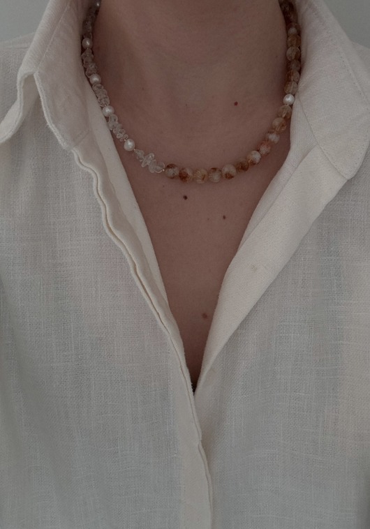 złote naszyjniki Naszyjnik Radość kamienie