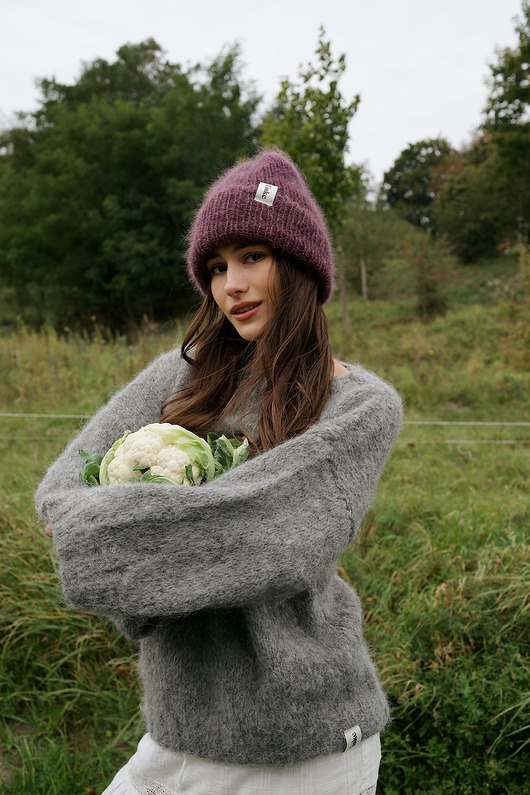 czapki damskie Czapka Windy Fiolet