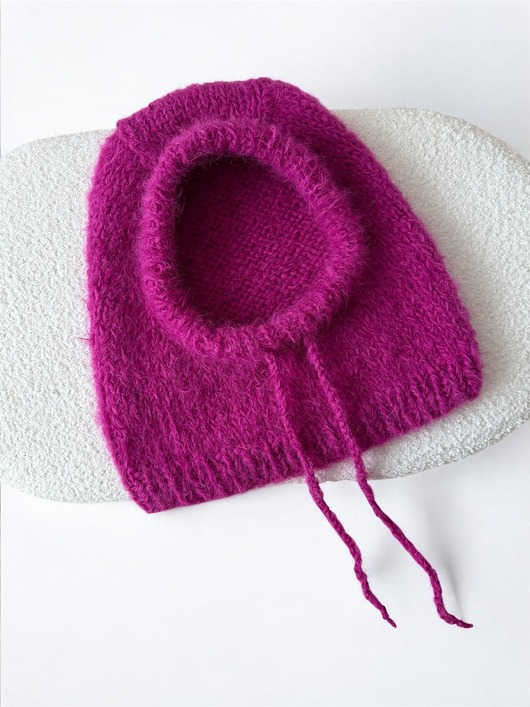 czapki damskie Różowa balaclava