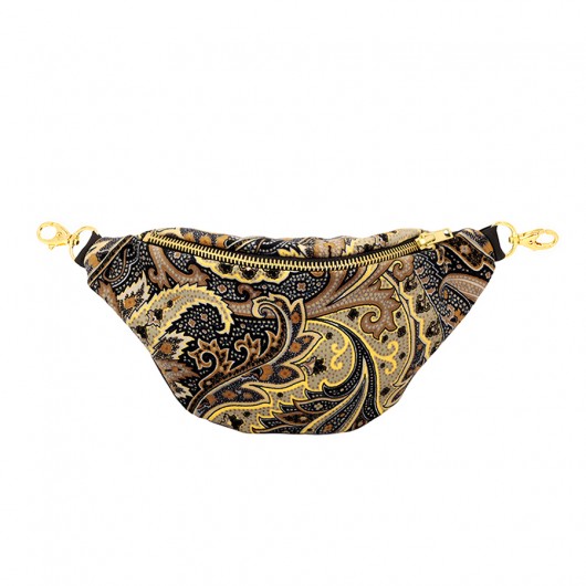 Boho Paisley - nerka na skórzanym paseczku anacomito