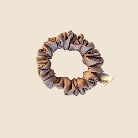 gumki do włosów Gumka jedwabna, scrunchie, gumka do włosów, gumka satynowa perłowy blond MINI