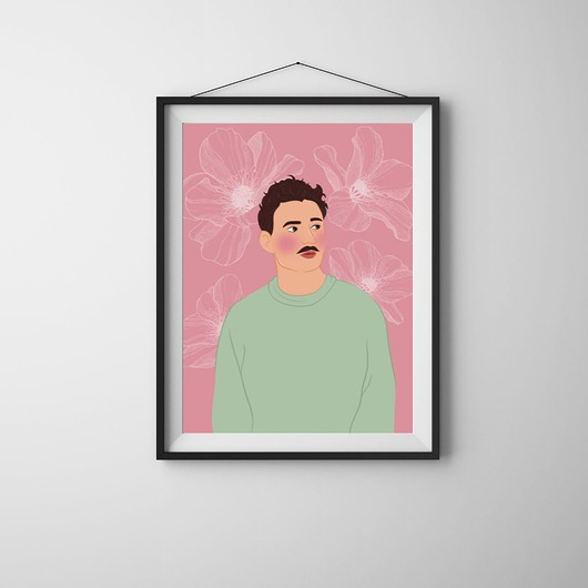 grafiki i ilustracje Plakat "Małomiasteczkowy"
