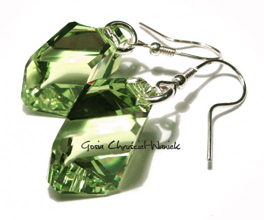 kryształ Swarovski i srebro. Gosia Chruściel-Waniek
