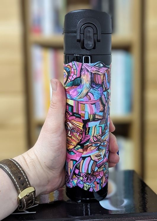 kubki Termos czarny Artsider 350 ml