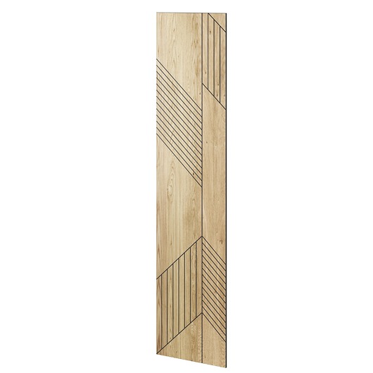 Ozdoby na ścianę Panel frezowany - Oslo - 60x275 cm