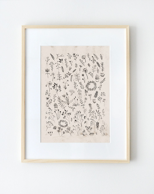grafiki i ilustracje Ilustracja botaniczna  A3