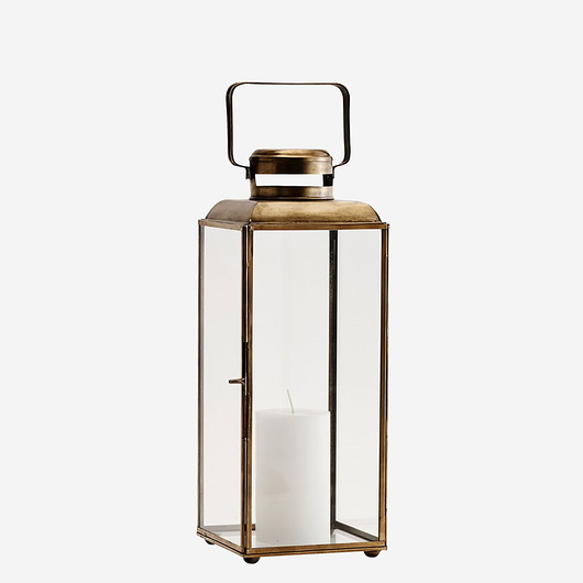 świeczniki i świece Lampion 36cm złoty