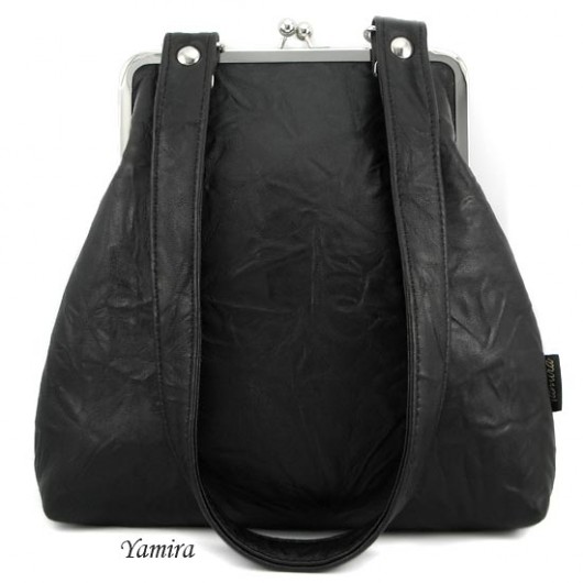 Torebka XL :: elegance black leather :: yamira