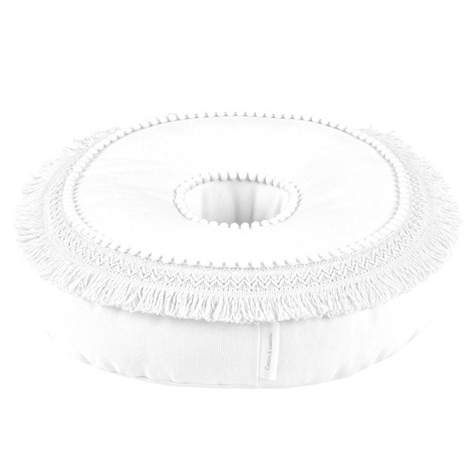 poduszki, poszewki - różne Poduszka Donut Boho Biała