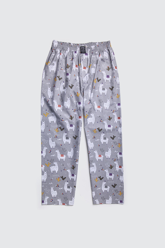 piżamy damskie Spodnie unisex do spania bokserki LAMY ALPAKI