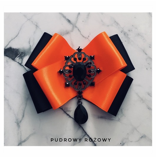 broszki Brosza  NEON Orange NEW