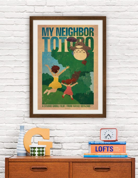 My Neighbor Totoro - plakat A4 minimalmill
