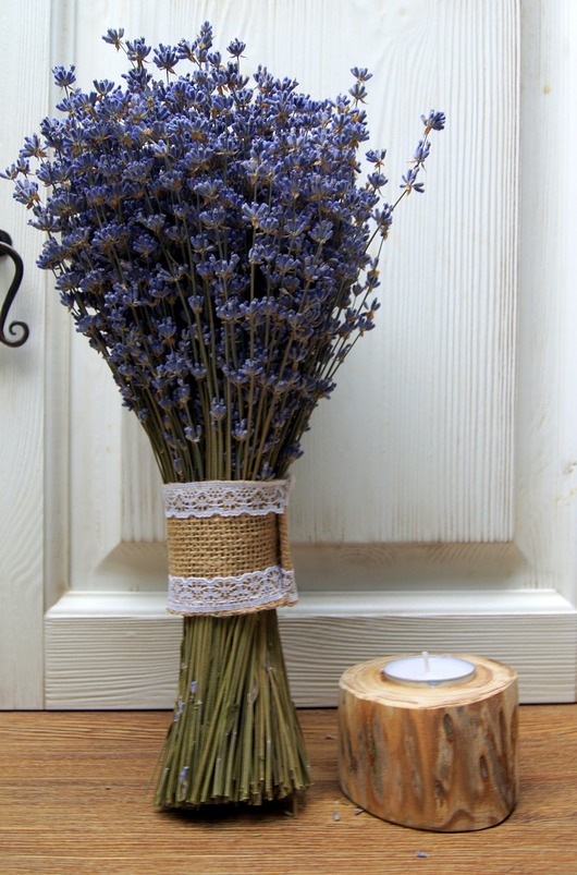 Ślub - inne Duży  Bukiet lawendy