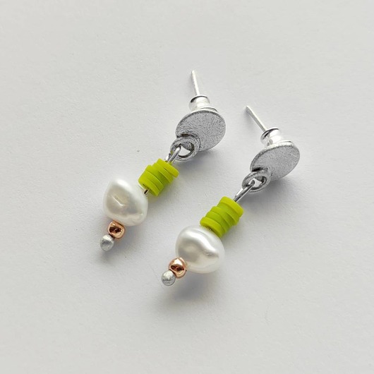 kolczyki z kamieniami Kolczyki OKRĄG