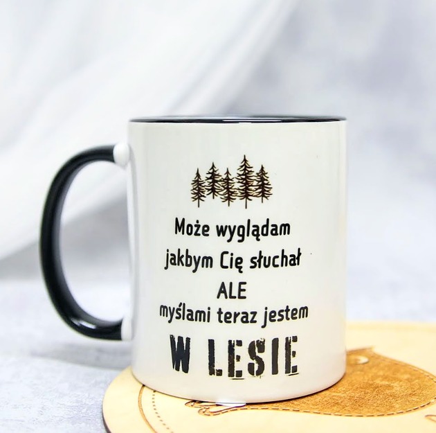 kubki Kubek Myślami w Lesie