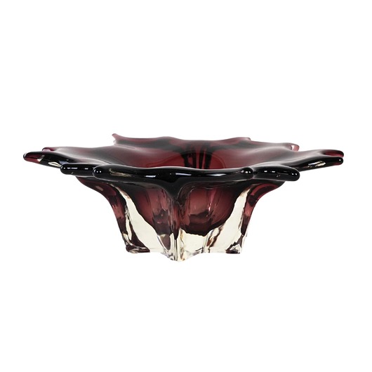 patery i talerze Patera szklana, włoski design, lata 70, produkcja: Włochy