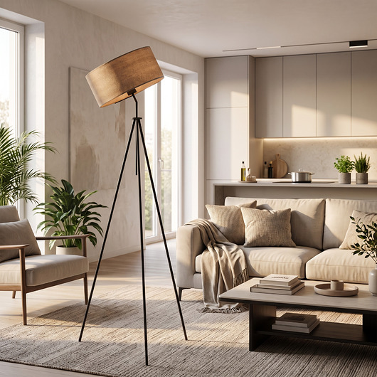 lampy podłogowe Lampa podłogowa na trójnogu OSLO ECO
