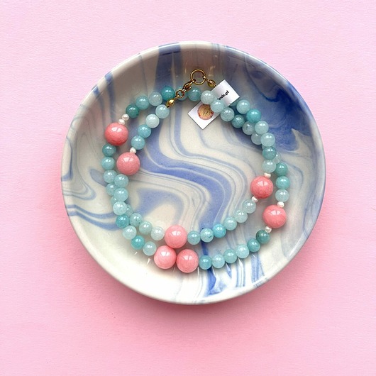 naszyjniki - inne Naszyjnik Kolorowe Kamienie