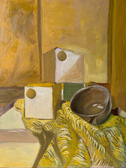 obrazy Martwa natura - żółta 50x70
