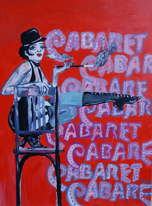 obrazy Obraz olejny do salonu cabaret lizza minnelli
