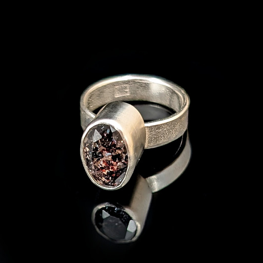 pierścionki srebrne Pierścionek galaktyka super seven