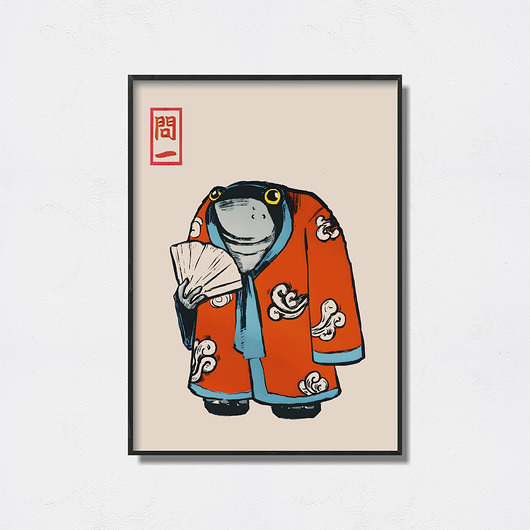 plakaty Matsumoto Hoji - "Frog" plakat