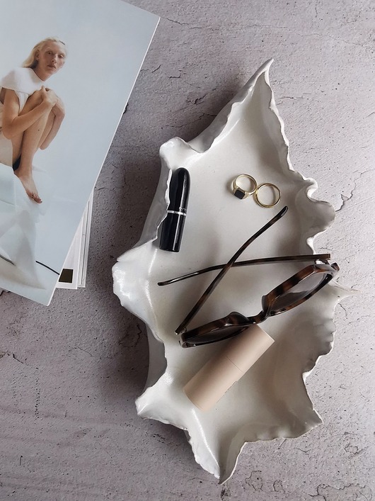 pojemniki na biżuterię Ceramiczna Muszla
