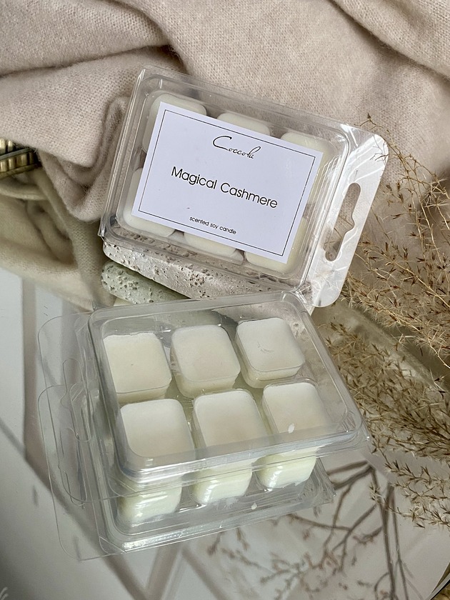 świeczniki i świece Cashmere- wosk do kominka 66g- wosk sojowy do kominka 66g (wybierz zapach)