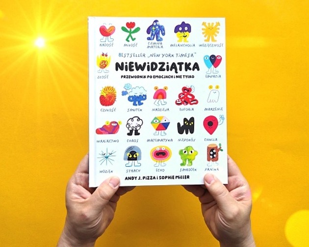 książeczki dla dzieci NIEWIDZIĄTKA Przewodnik po emocjach i nie tylko - Andy J. Pizza, Sophie Miller