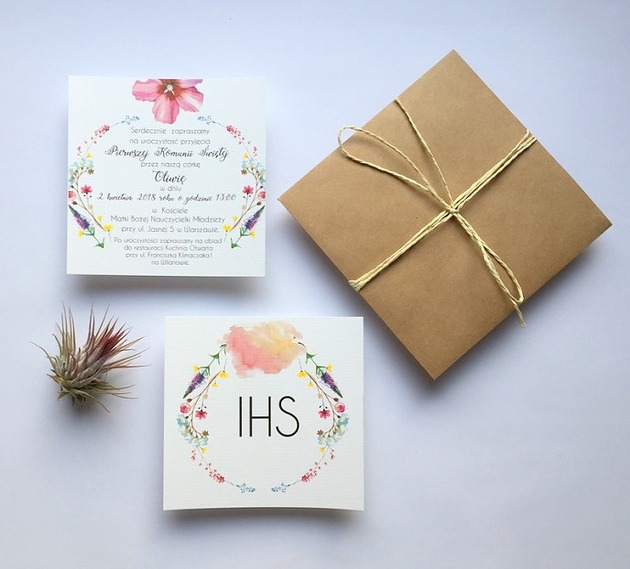 zaproszenia na komunię Zaproszenie  na  Komunię  Świętą  FD14