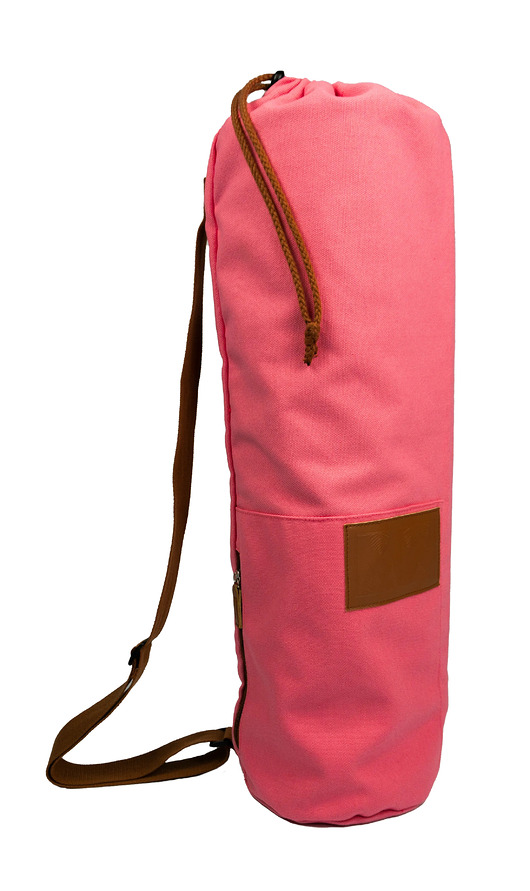 akcesoria do jogi Bawełniany pokrowiec na matę do jogi z kieszonką SAGE Coral