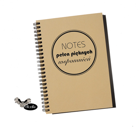 Notes pełen pięknych wspomnień, recycled notes Sowia Aleja