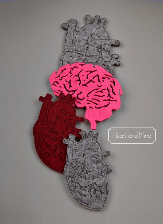 FeltHeart felt label