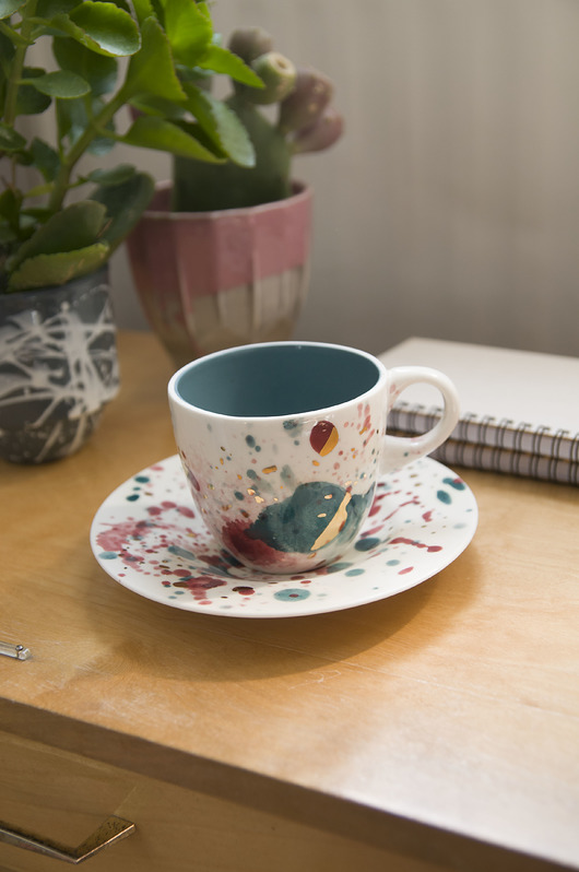 Porcelanowa kosmiczna filiżanka  imkadesign