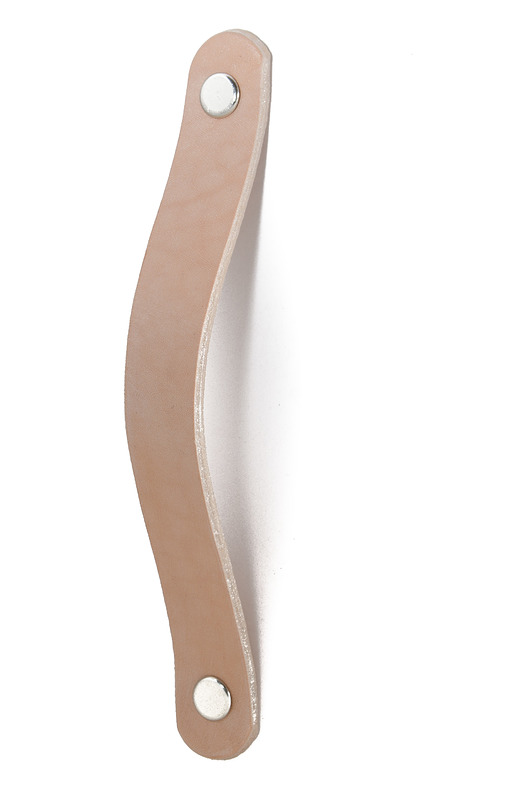 gałki do mebli Skórzany uchwyt meblowy COLORISO PEARL