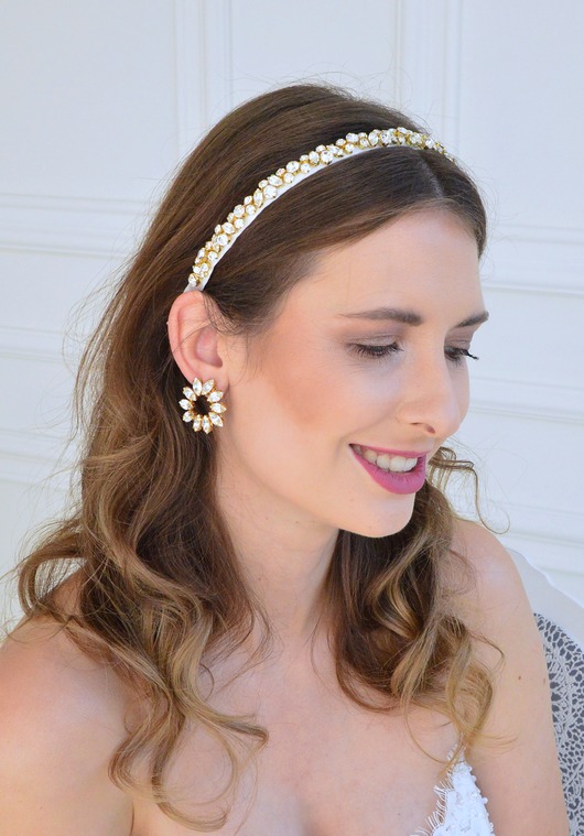 kolczyki pozłacane Kolczyki pozłacane z cyrkoniami Lara