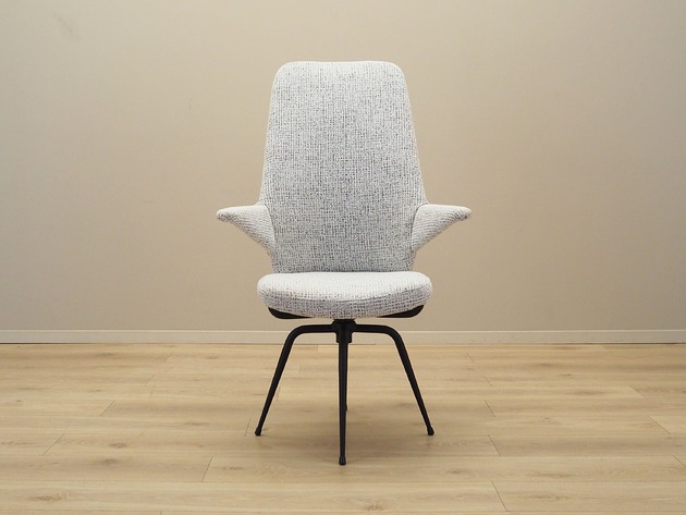 fotele Fotel obrotowy, włoski design, lata 70, produkcja: Włochy