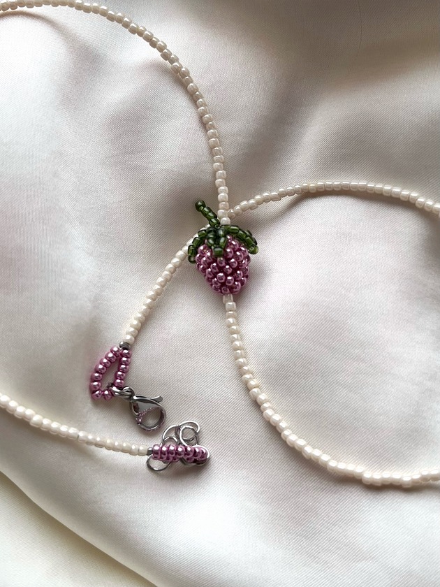 chokery Naszyjnik - lampone lilla