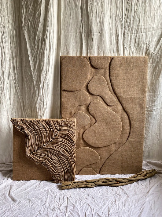 obrazy Obraz strukturalny Jute Elegance
