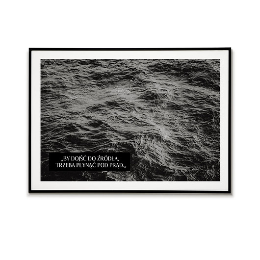 Plakat Ocean-Plakat czarno-biały-Morze Bajkowe Obrazki