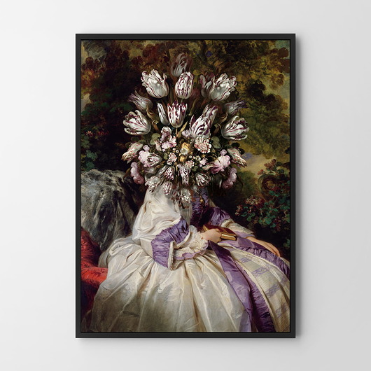 plakaty Plakat Kobieta w kwiatach