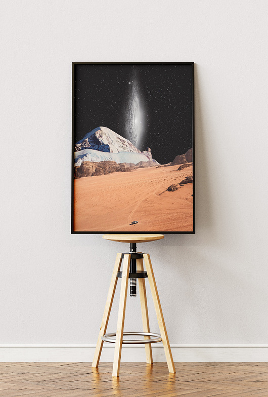 plakaty Plakat Pustynna Burza - Kolaż Fine Art